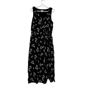 J. Jill floral ruffle surplice midi wrap dress womens medium cottagecore fairy‎